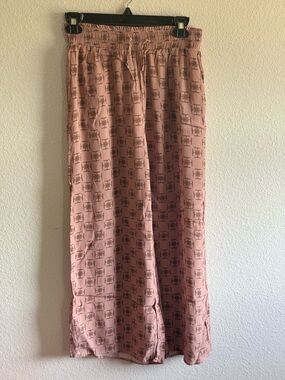 Hawaii Brand Li’u Love Mauve Pink Hulali Pants aloha wear.